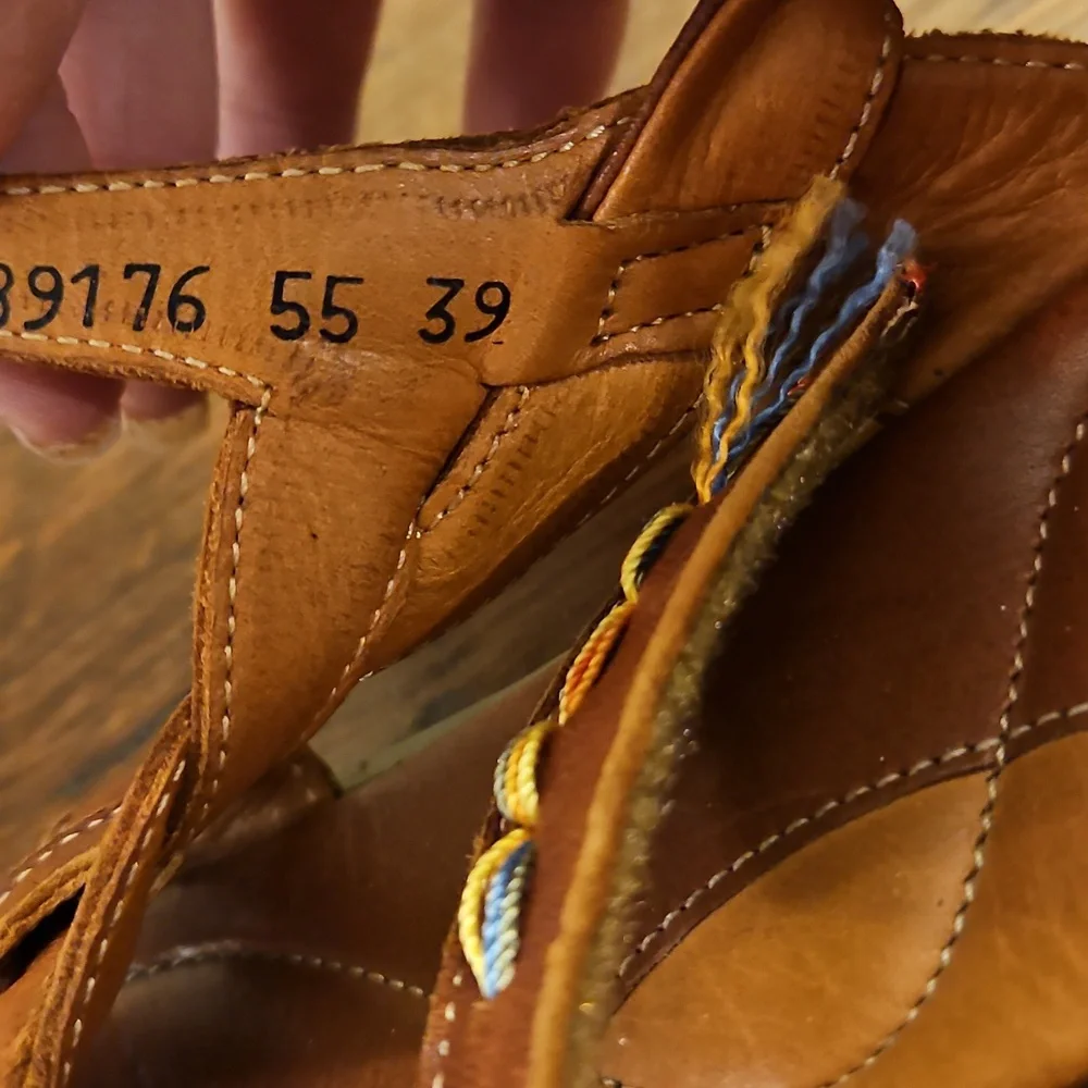 VINTAGE THINK LEATHER SANDALS